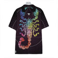 Colorful Scorpio Sign Print Hawaiian Shirt