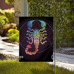 Colorful Scorpio Sign Print House Flag
