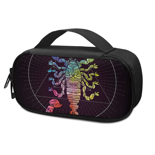 Colorful Scorpio Sign Print Insulin Cooler Travel Case