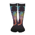 Colorful Scorpio Sign Print Long Socks