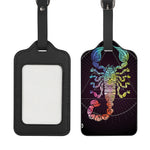 Colorful Scorpio Sign Print Luggage Tag