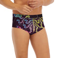 Colorful Scorpio Sign Print Men's Briefs