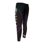 Colorful Scorpio Sign Print Men's Compression Pants