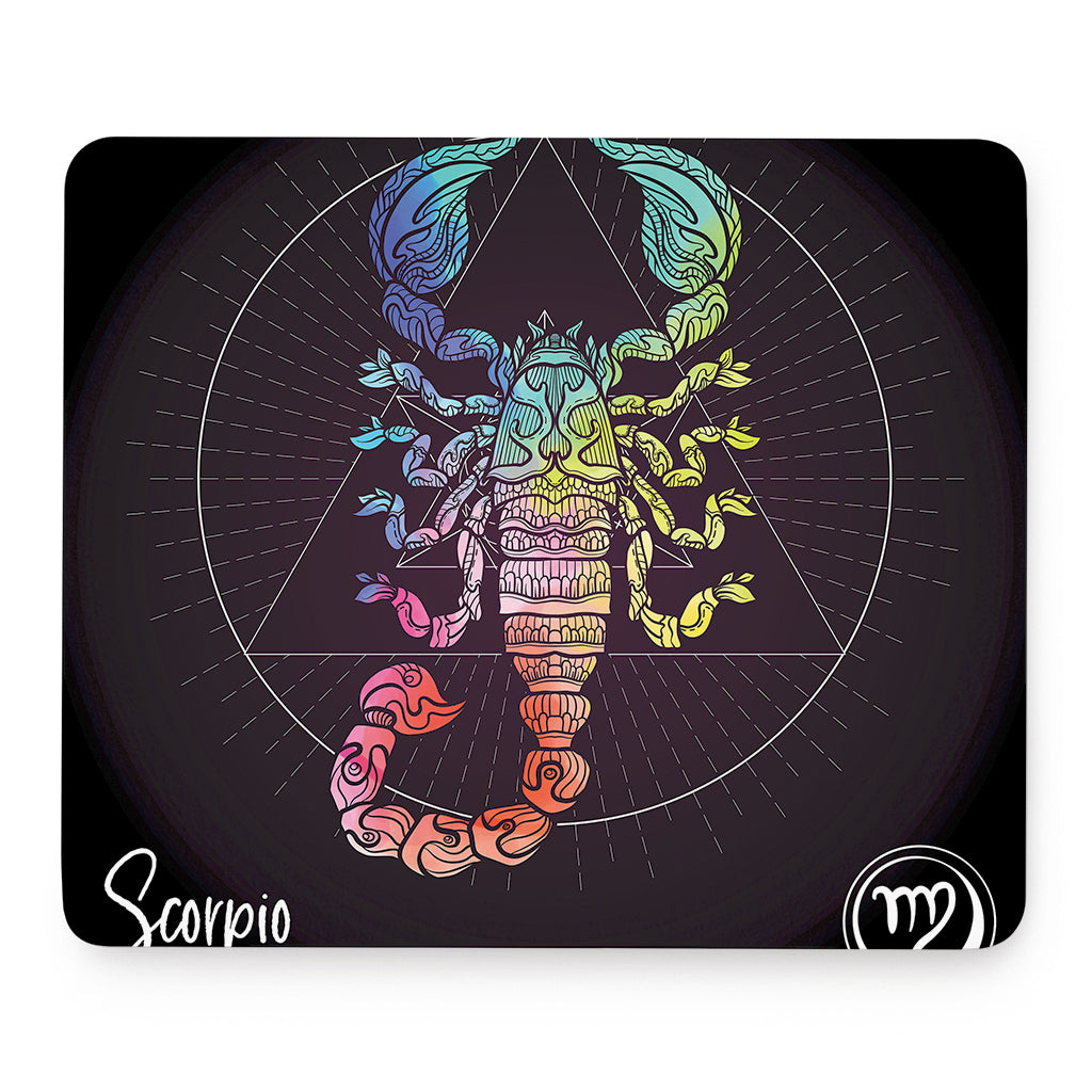 Colorful Scorpio Sign Print Mouse Pad