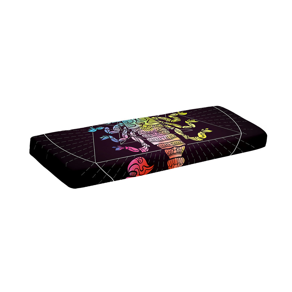 Colorful Scorpio Sign Print Piano Keyboard Cover