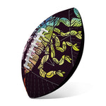 Colorful Scorpio Sign Print Rugby Ball