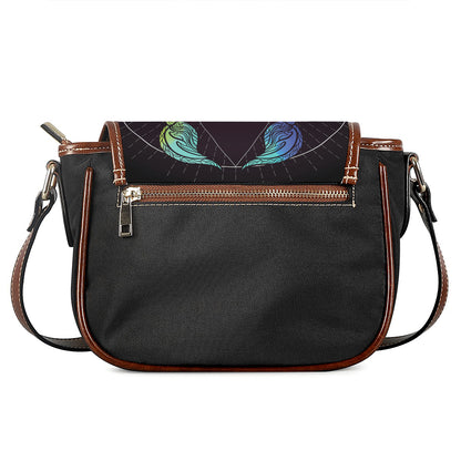 Colorful Scorpio Sign Print Saddle Bag