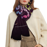 Colorful Scorpio Sign Print Scarf