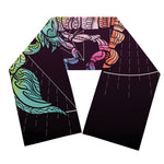 Colorful Scorpio Sign Print Scarf