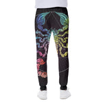 Colorful Scorpio Sign Print Scuba Joggers