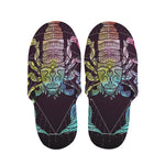 Colorful Scorpio Sign Print Slippers