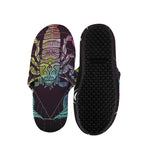 Colorful Scorpio Sign Print Slippers
