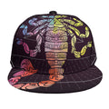 Colorful Scorpio Sign Print Snapback Cap