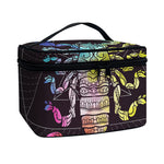 Colorful Scorpio Sign Print Travel Makeup Bag