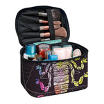 Colorful Scorpio Sign Print Travel Makeup Bag