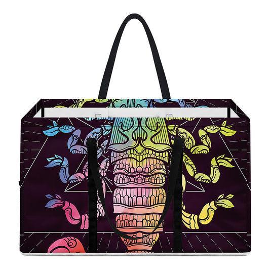 Colorful Scorpio Sign Print Utility Tote Bag