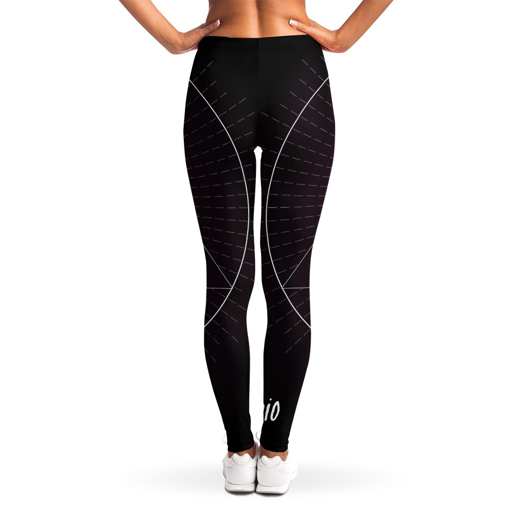 Colorful Scorpio Sign Print Women's Leggings