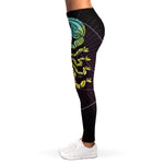 Colorful Scorpio Sign Print Women's Leggings