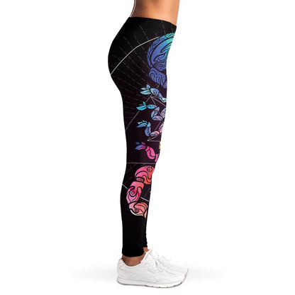 Colorful Scorpio Sign Print Women's Leggings
