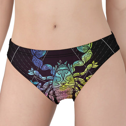 Colorful Scorpio Sign Print Women's Panties