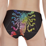Colorful Scorpio Sign Print Women's Panties
