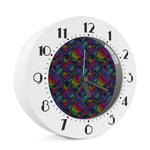 Colorful Sea Turtle Pattern Print Alarm Clock