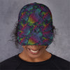 Colorful Sea Turtle Pattern Print Baseball Cap