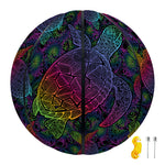 Colorful Sea Turtle Pattern Print Basketball