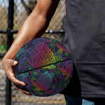 Colorful Sea Turtle Pattern Print Basketball