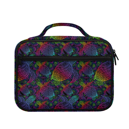 Colorful Sea Turtle Pattern Print Briefcase Bible Bag