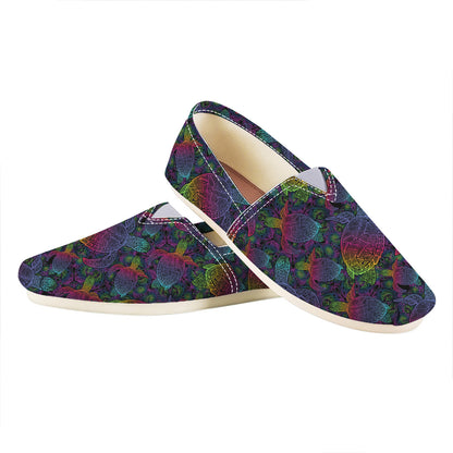 Colorful Sea Turtle Pattern Print Casual Shoes