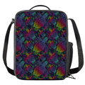 Colorful Sea Turtle Pattern Print Crossbody Lunch Bag
