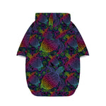 Colorful Sea Turtle Pattern Print Dog Zip Up Hoodie