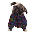 Colorful Sea Turtle Pattern Print Dog Zip Up Jacket