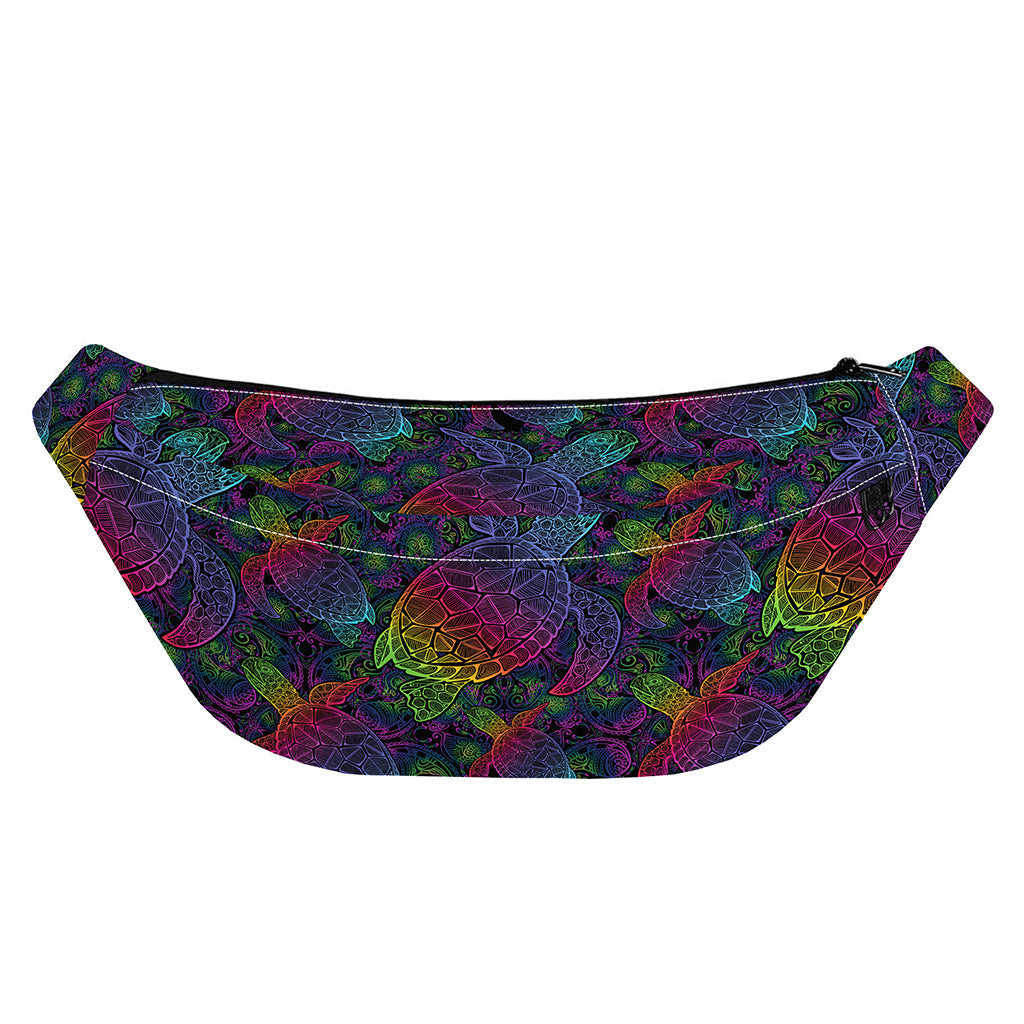 Colorful Sea Turtle Pattern Print Fanny Pack