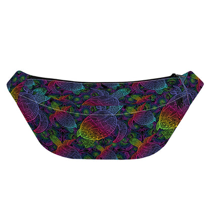 Colorful Sea Turtle Pattern Print Fanny Pack