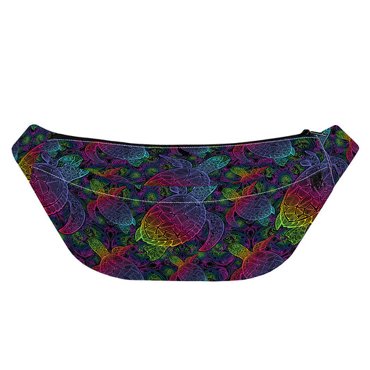 Colorful Sea Turtle Pattern Print Fanny Pack