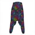 Colorful Sea Turtle Pattern Print Hammer Pants