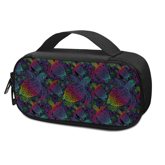 Colorful Sea Turtle Pattern Print Insulin Cooler Travel Case