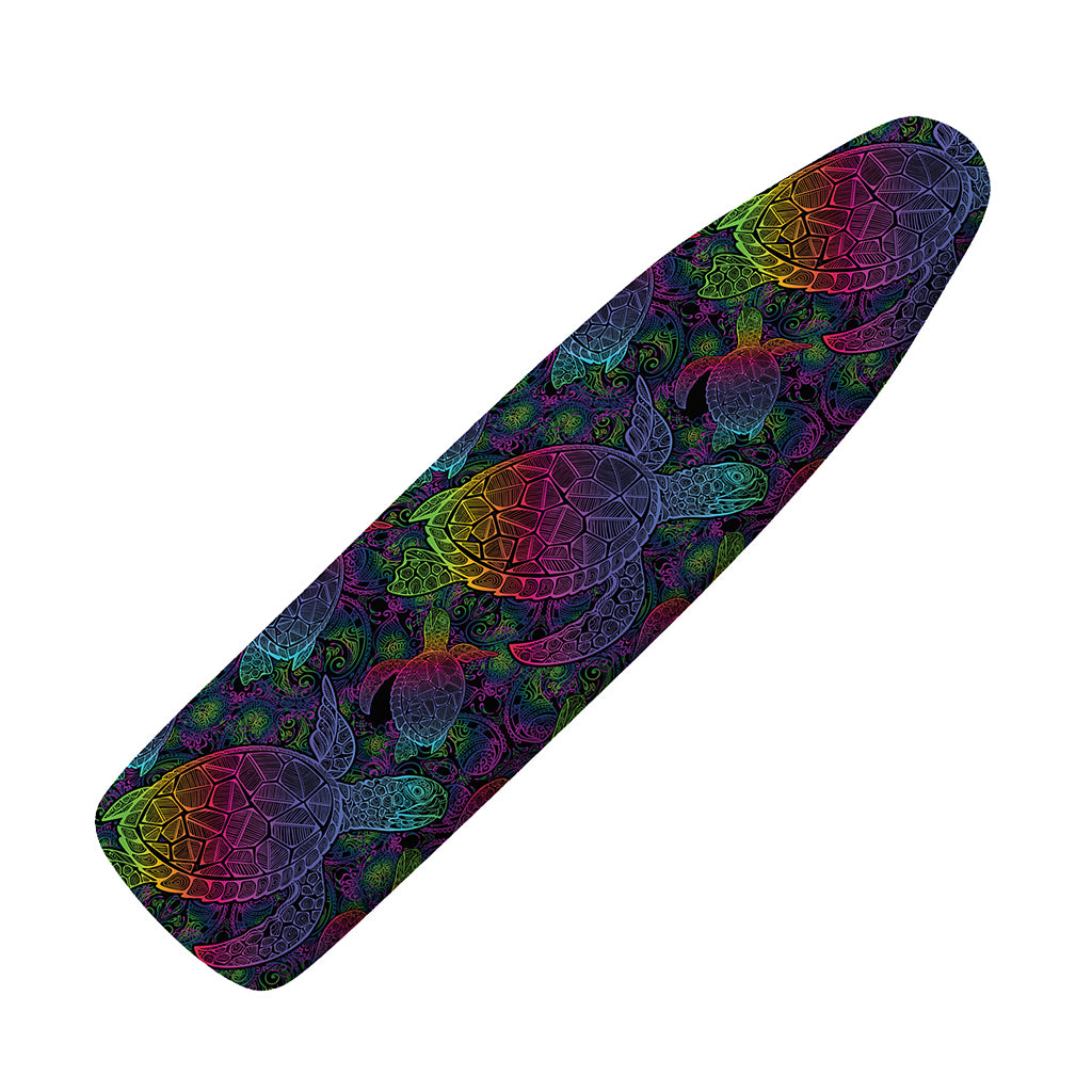 Colorful Sea Turtle Pattern Print Ironing Board Cover