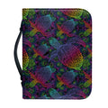 Colorful Sea Turtle Pattern Print Leather Bible Cover