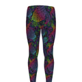 Colorful Sea Turtle Pattern Print Men's Leggings