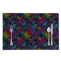 Colorful Sea Turtle Pattern Print Placemat