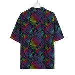 Colorful Sea Turtle Pattern Print Rayon Hawaiian Shirt