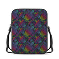 Colorful Sea Turtle Pattern Print Rectangular Crossbody Bag