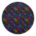 Colorful Sea Turtle Pattern Print Round Blanket