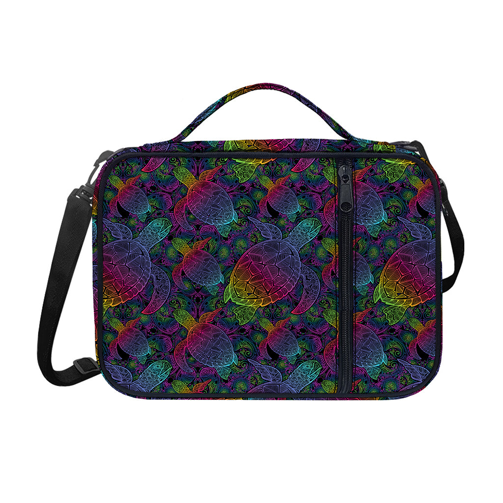 Colorful Sea Turtle Pattern Print Shoulder Strap Bible Bag