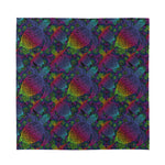Colorful Sea Turtle Pattern Print Silk Bandana
