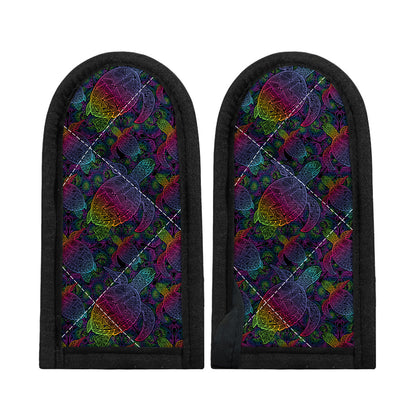 Colorful Sea Turtle Pattern Print Skillet Handle Cover