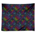 Colorful Sea Turtle Pattern Print Tapestry